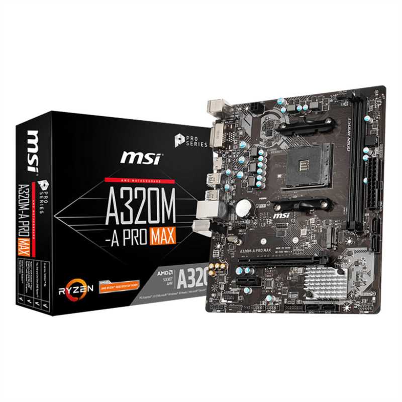 6078_ABA_3521 MB MSI A320M-A PRO MAX AMD AM4 RYZEN M.ATX