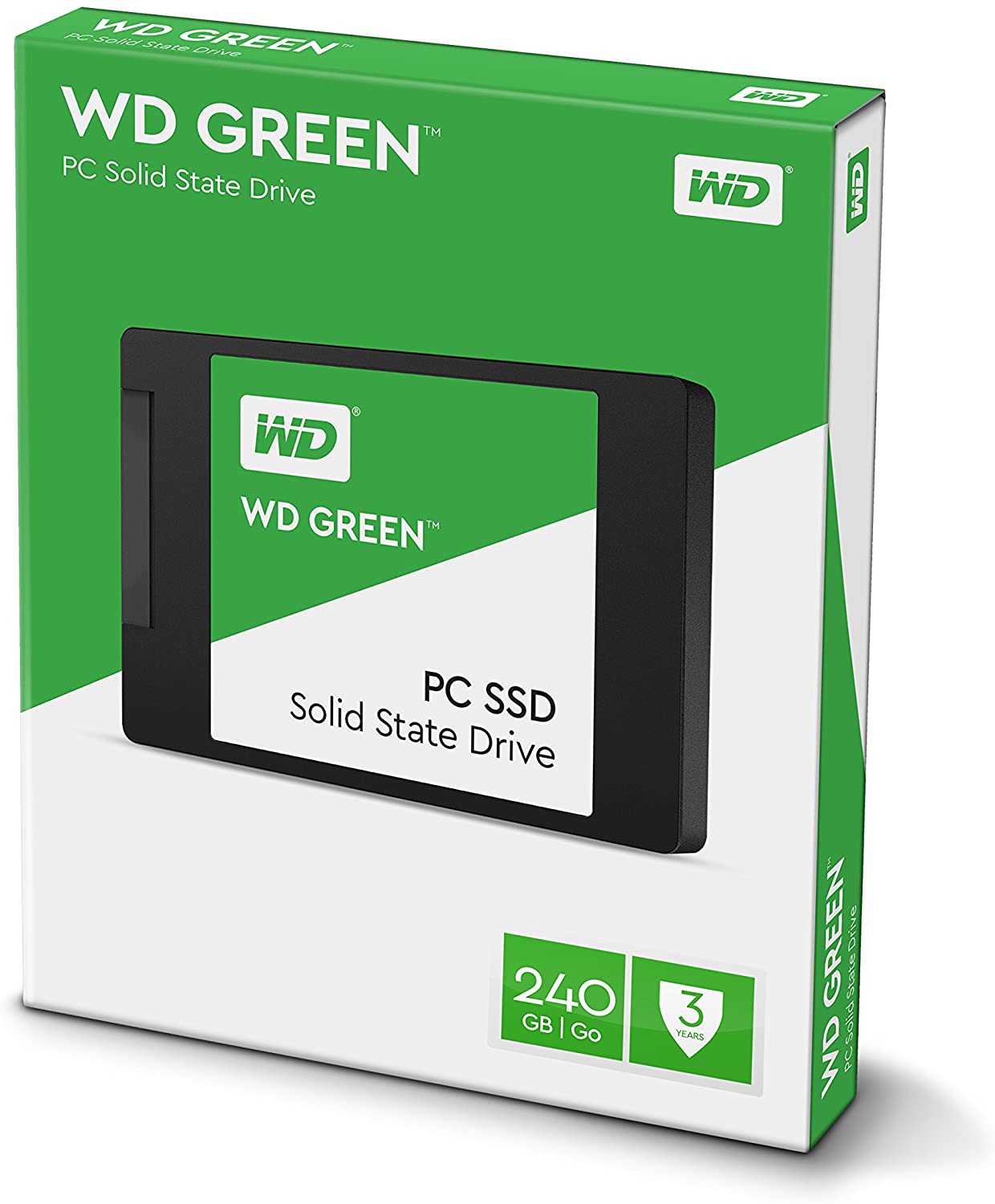 3199-20120 SSD WD GREEN 2.5` 240GB SATA3 READ:540MB/S-WRITE:465MB/S  _ BC: 718037858494